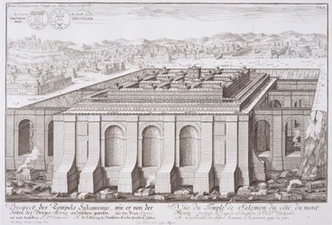Der Tempel Salomos, Jerusalem, aus 